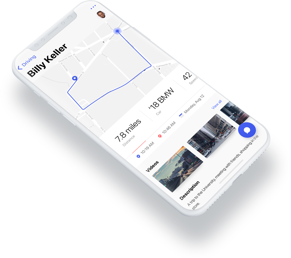 Real-time monitoring of teenage drivers